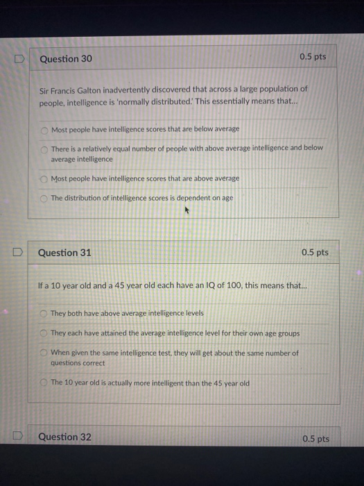 Solved Question 26 0.5 pts If for the same problem described | Chegg.com