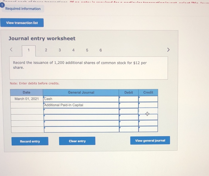 Solved Check my work Required information The following | Chegg.com