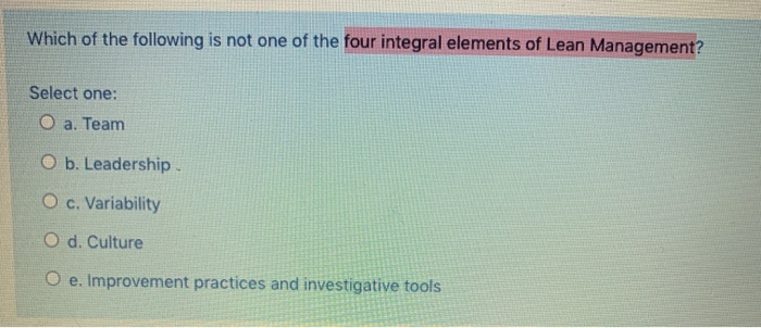 Solved Which of the following is not one of the four | Chegg.com
