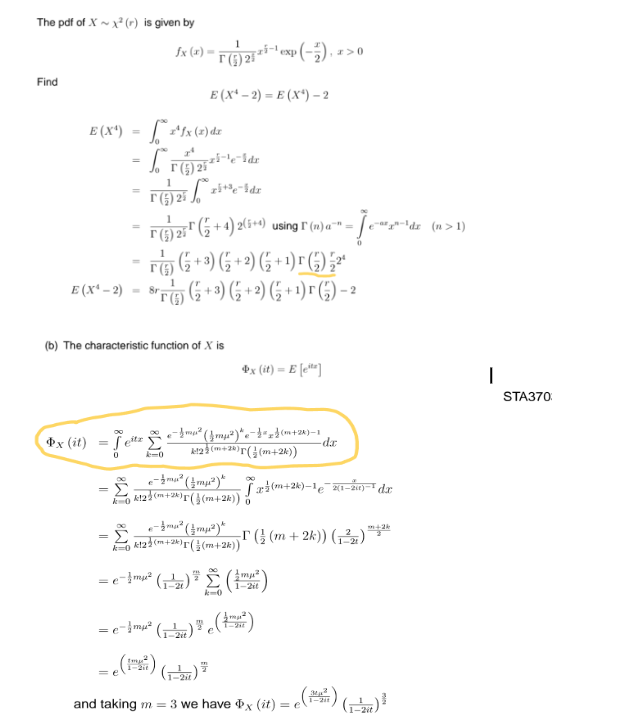 Solved How do they get the characteristic equation in part B