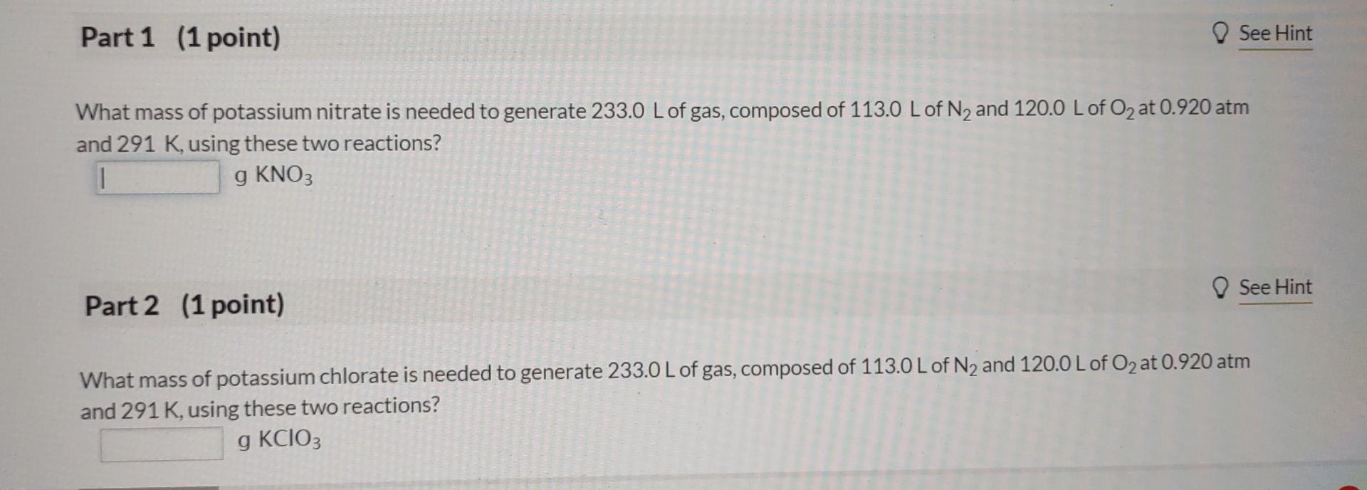 Solved 12 Question (2 points) @ See page 421 A number of | Chegg.com