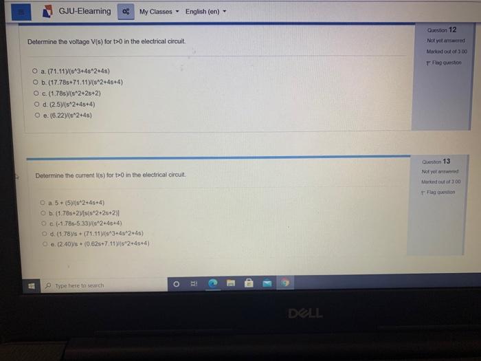 Solved GJU-Elearning My Classes - English (en) Find the | Chegg.com