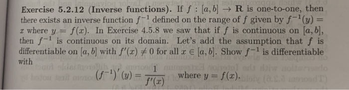 Solved prove that if a function f has an inverse function f, | Chegg.com