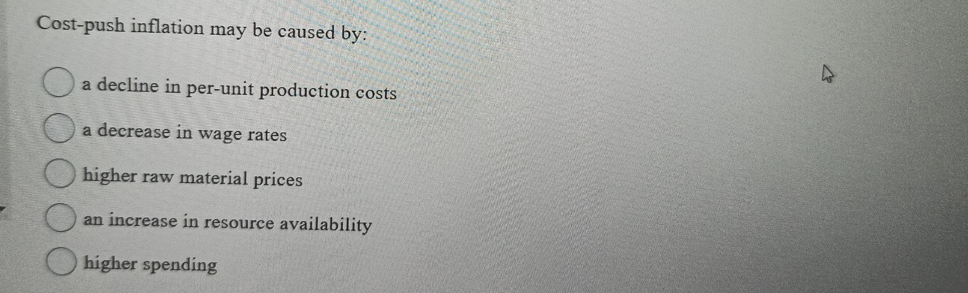 solved-cost-push-inflation-may-be-caused-by-a-decline-in-chegg