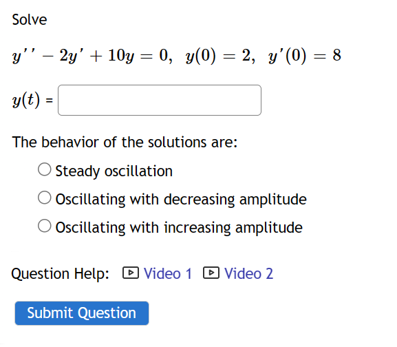 solve y 2 3y 10 0