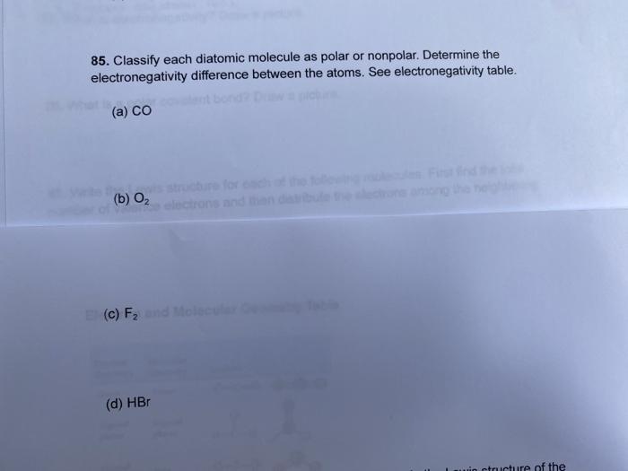 Solved 65. Determine the molecular geometry of each | Chegg.com