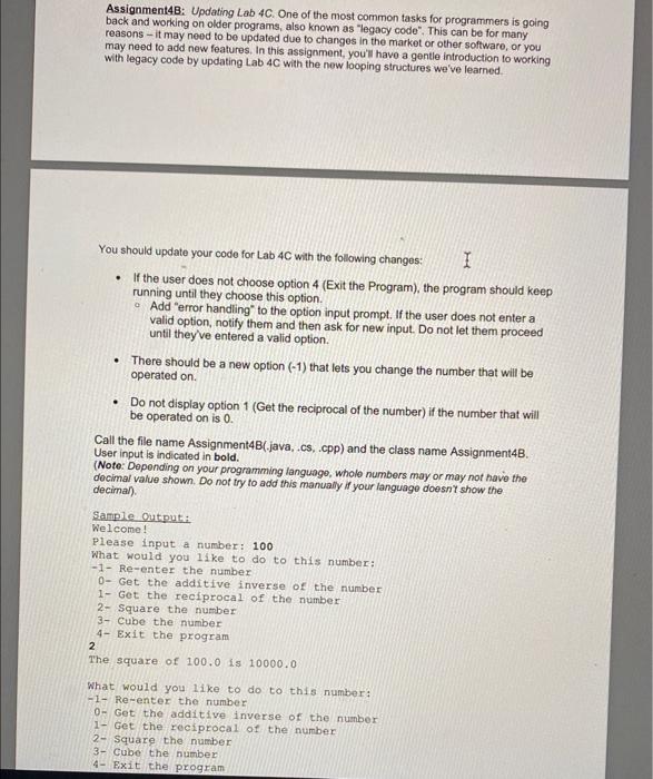 Solved Assignment4B: Updating Lab 4C. One of the most common | Chegg.com