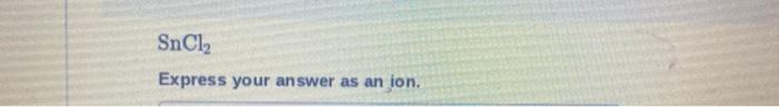 Solved Nacl Express Your Answer As An Jon Ni Ss Express Chegg Com