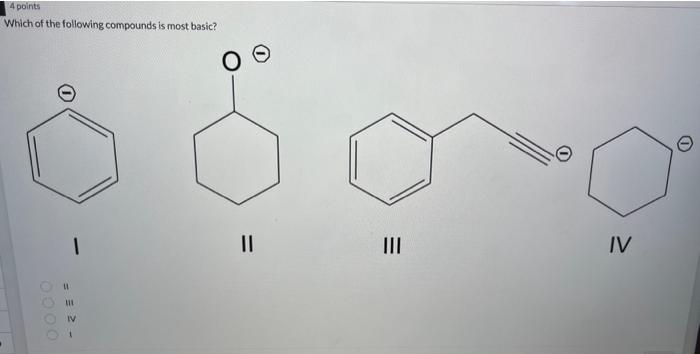 Which Is Most Basic In The Following Compounds