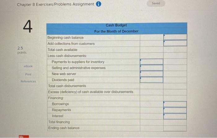 Solved Check my work 4 Problem 8-21 (Algo) Schedules of | Chegg.com