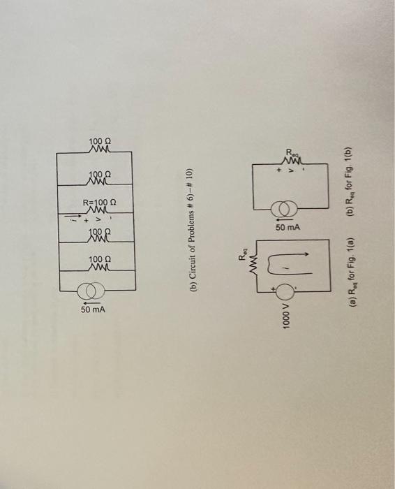 Solved For Problems \# 6) #10 ), Consider The Circuit In | Chegg.com