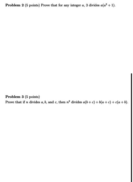 Solved Problem 1 (5 points) Use mathematical induction to | Chegg.com