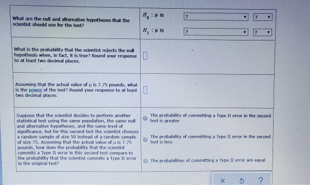 Solved O CONFIDENCE INTERVALS AND HYPOTHESIS TESTING Type I | Chegg.com
