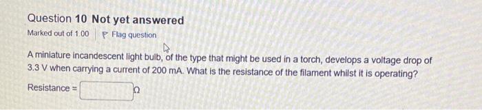 Solved Question 10 Not yet answered \begin{tabular}{l|l} | Chegg.com