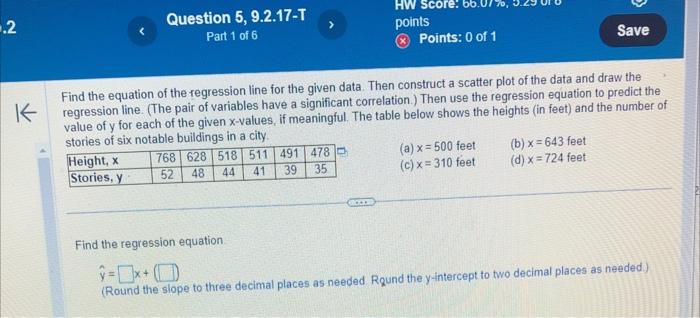 solved-find-the-equation-of-the-regression-line-for-the-chegg