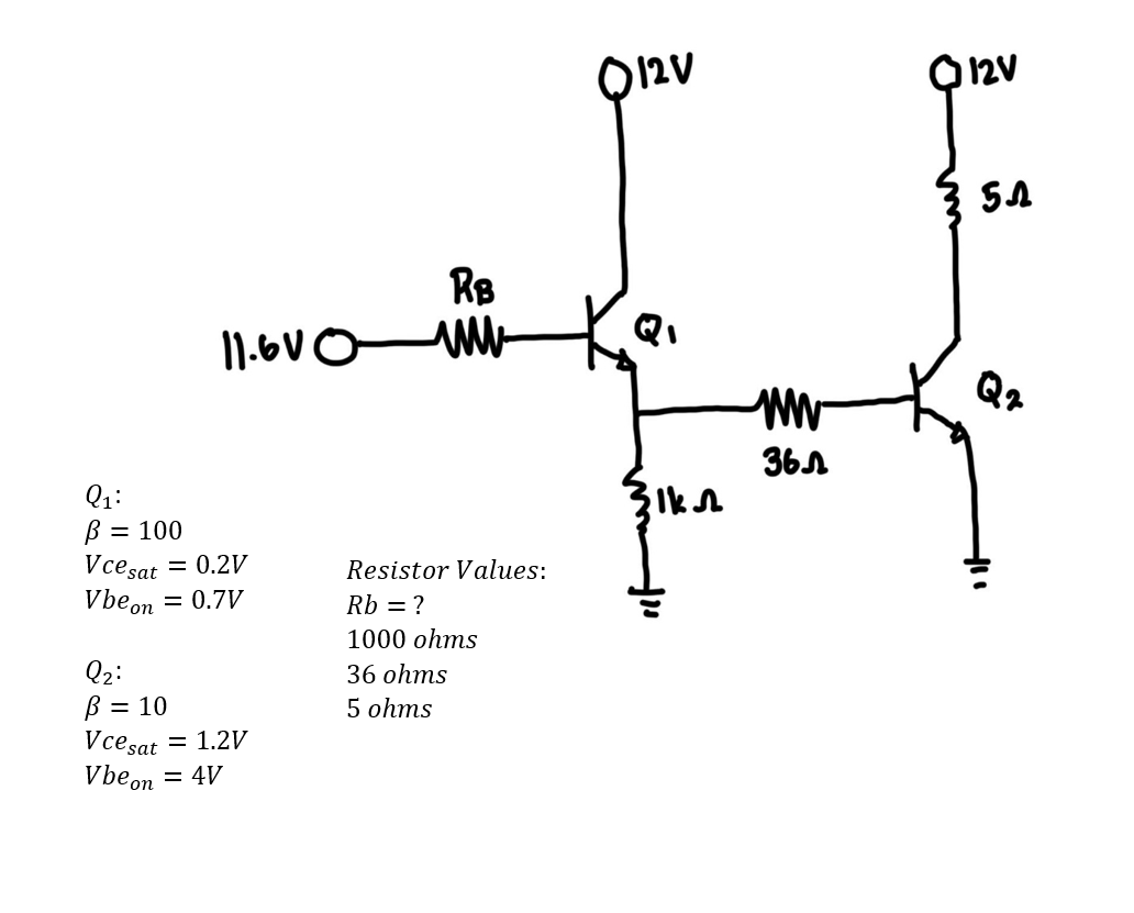Solved Bipolar Junction Transistor Question:What should be | Chegg.com