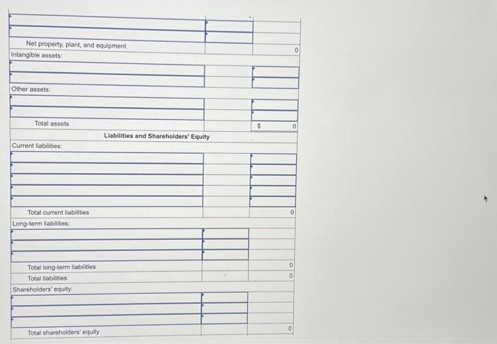 Solved Required Prepare A Classified Balance Sheet For The 3584