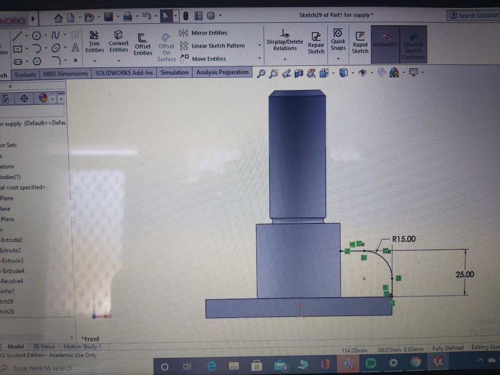 Mirror Drawing Views - 2022 - SOLIDWORKS Help