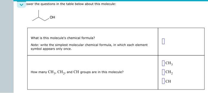 Solved swer the questions in the table below about this | Chegg.com
