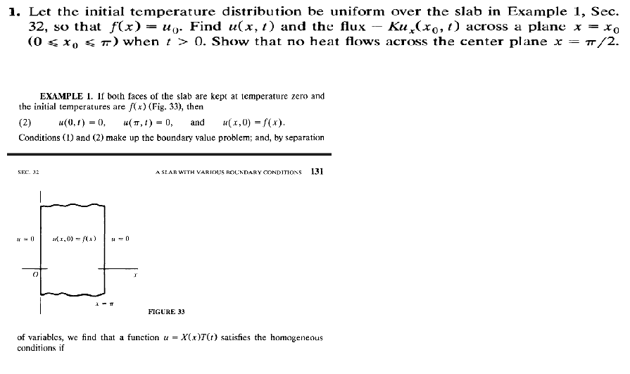 Solved Let the initial temperature distribution be uniform | Chegg.com