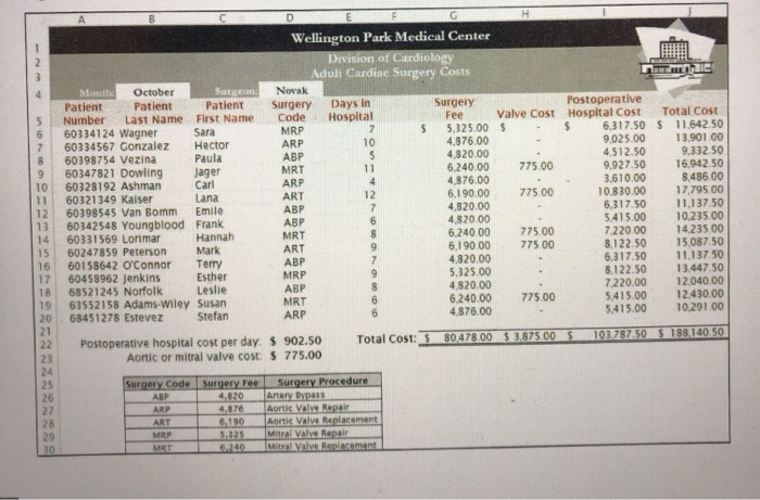 solved 1 open wpmccardiocosts xlsx 2 save the workbook chegg com