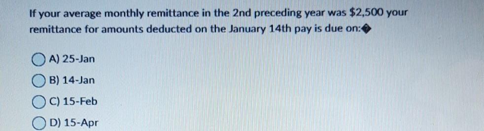 solved-if-your-average-monthly-remittance-in-the-2nd-chegg