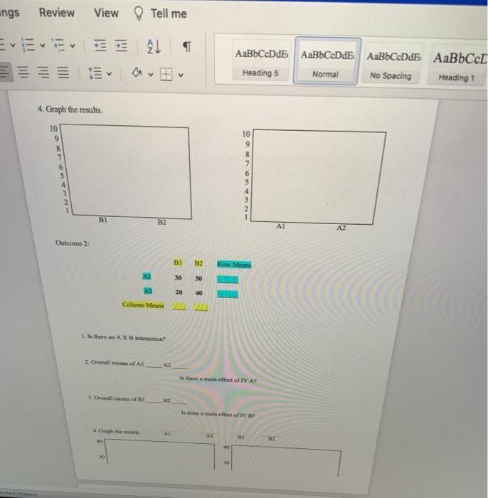 Solved Ch 10 Assignment Outcomes of Factorial Experiments | Chegg.com