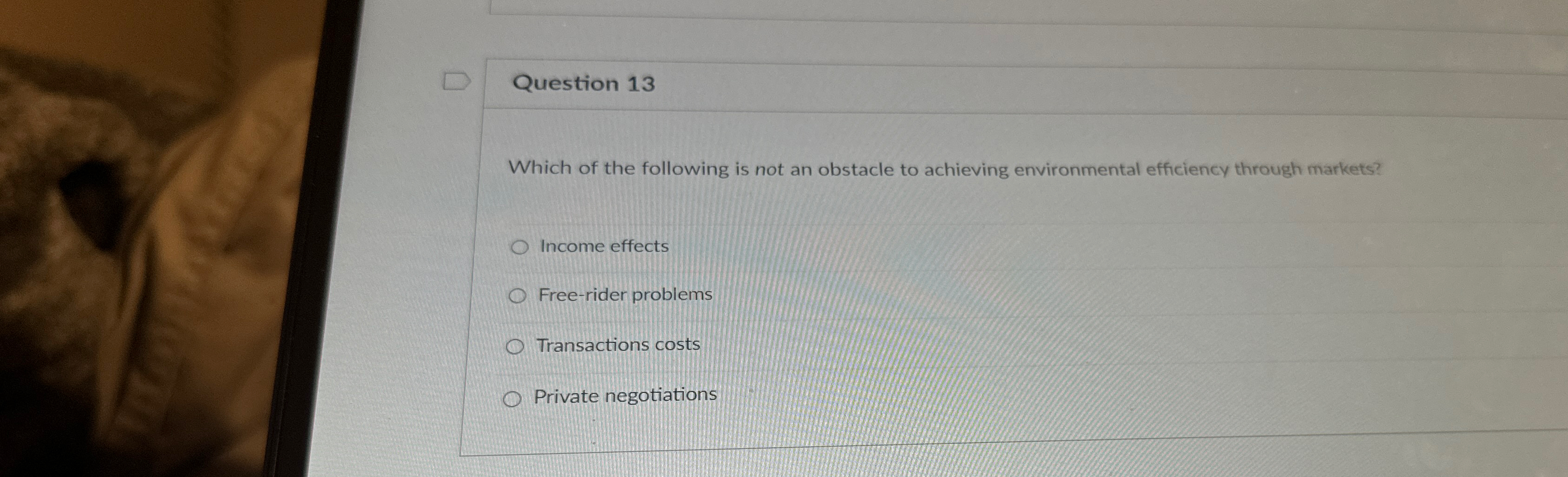 Solved Question 13Which of the following is not an obstacle | Chegg.com
