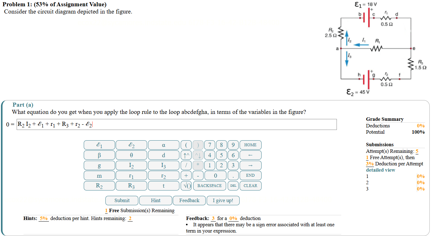 Solved Problem 1: (53% of ﻿Assignment Value)Consider the | Chegg.com