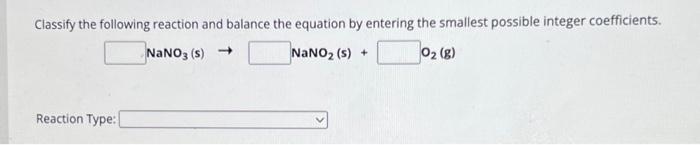 Solved When The Following Molecular Equation Is Balanced | Chegg.com