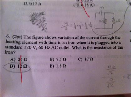 Solved The figure shows variation of the current through the | Chegg.com
