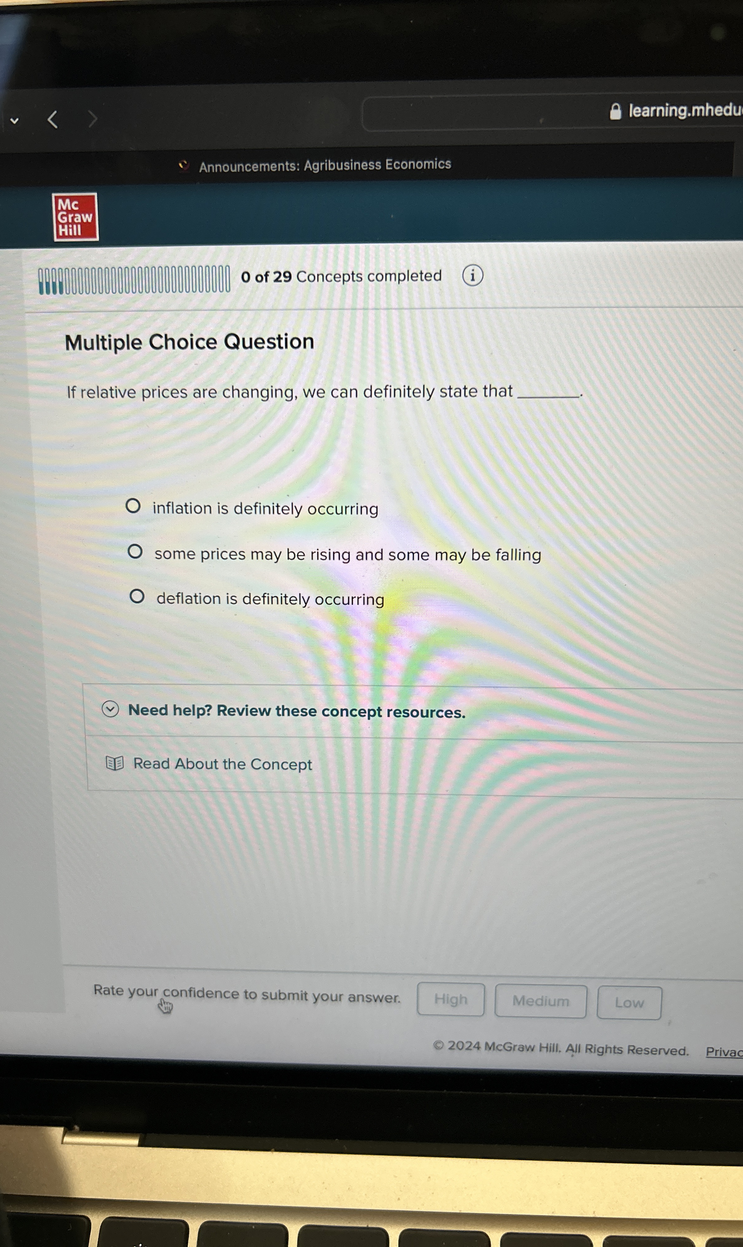 Solved Multiple Choice QuestionIf relative prices are | Chegg.com