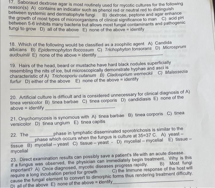 Solved Part 1: Select the one (1) best answer and record | Chegg.com