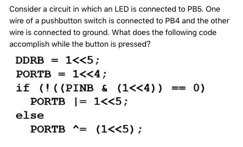 Solved Consider a circuit in which an LED is connected to | Chegg.com
