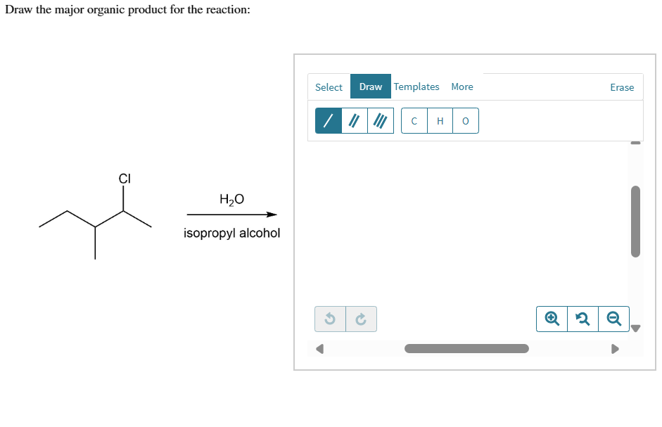 Solved Draw the major organic product for the reaction: Draw Chegg com