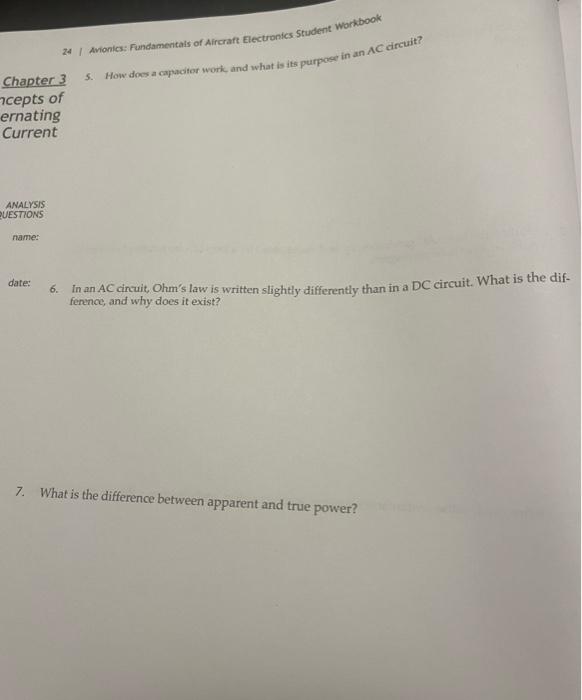 Solved 24 Avionics Fundamentals of Aircraft Electronics