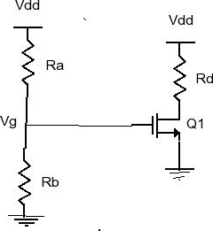 Solved Consider the bias MOSFET circuit. Where, Ra = 2.2MΩ , | Chegg.com