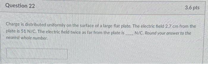 Solved Charge is distributed uniformly on the surface of a | Chegg.com