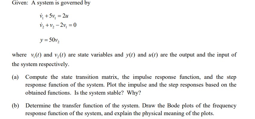Frequency Governed System Solved Given: A system is governed | Chegg.com