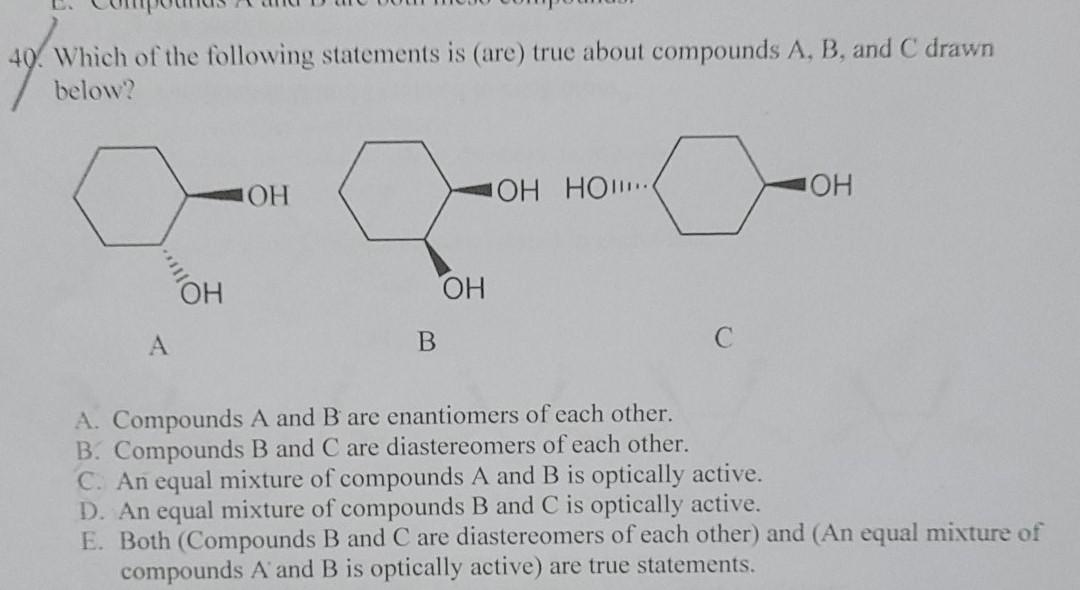 Solved 49. Which Of The Following Statements Is (are) True | Chegg.com