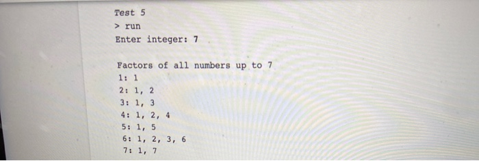 Solved Write a program that prompts for a positive integer | Chegg.com