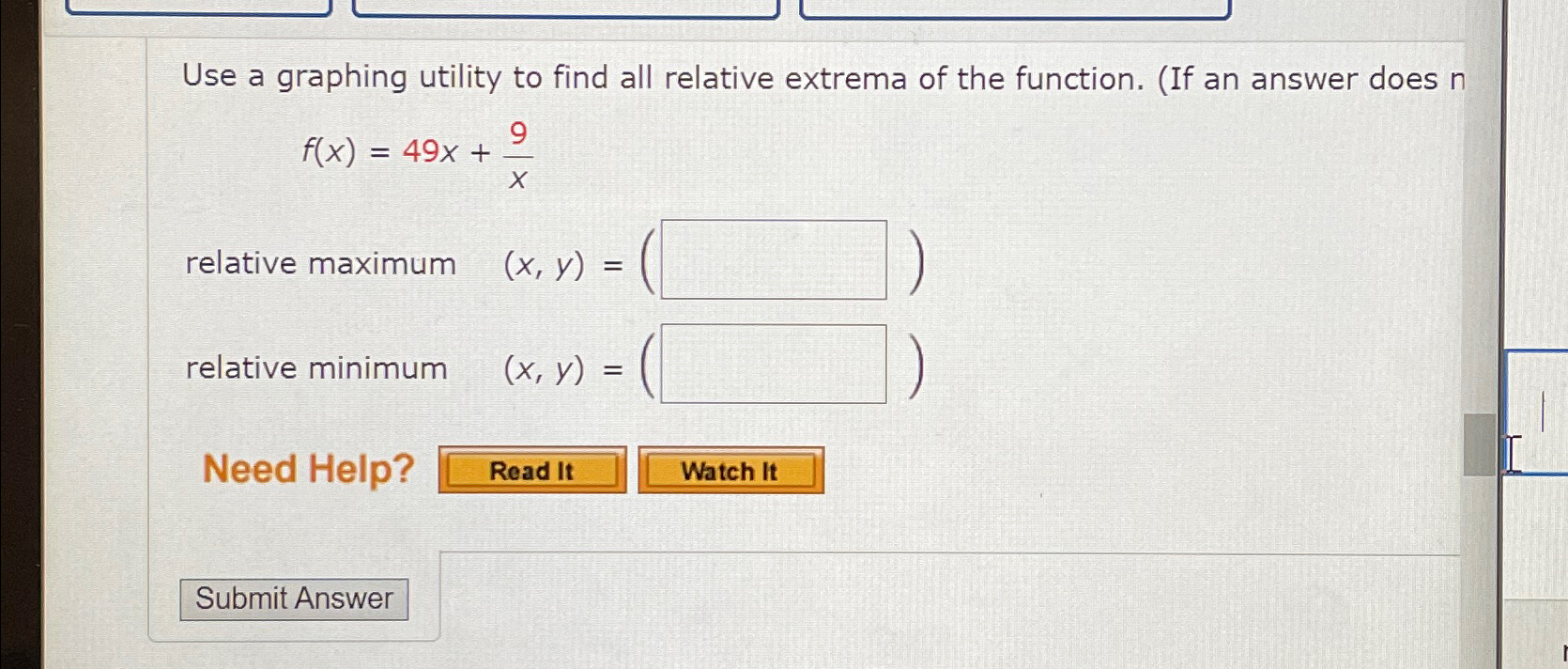Solved Use a graphing utility to find all relative extrema | Chegg.com