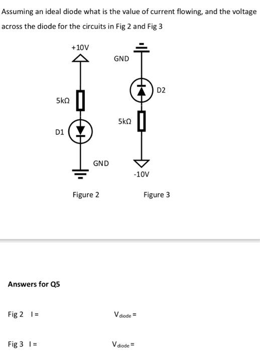 Solved Assuming an ideal diode what is the value of current | Chegg.com