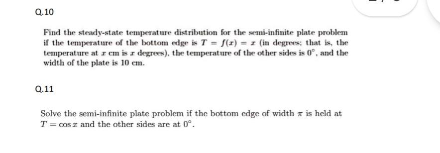 Solved Find the steady-state temperature distribution for | Chegg.com
