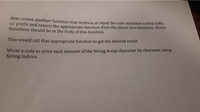 Solved Write the code to create an Array of strings with | Chegg.com