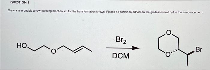 Solved Video Assignment 3 Propose a Reaction Mechanism | Chegg.com