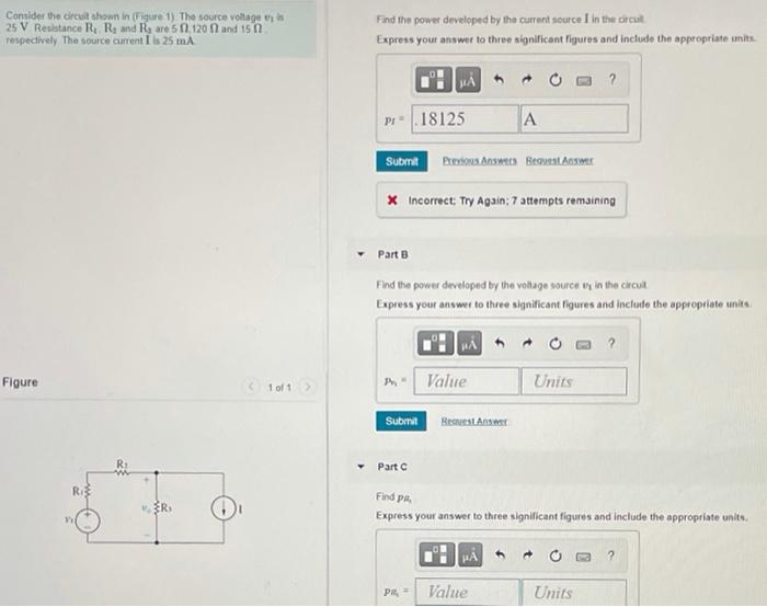 Solved Consider the circuit shown in Figure 1) The source | Chegg.com