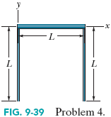Solved In figure , three uniform thin rods, each of length | Chegg.com