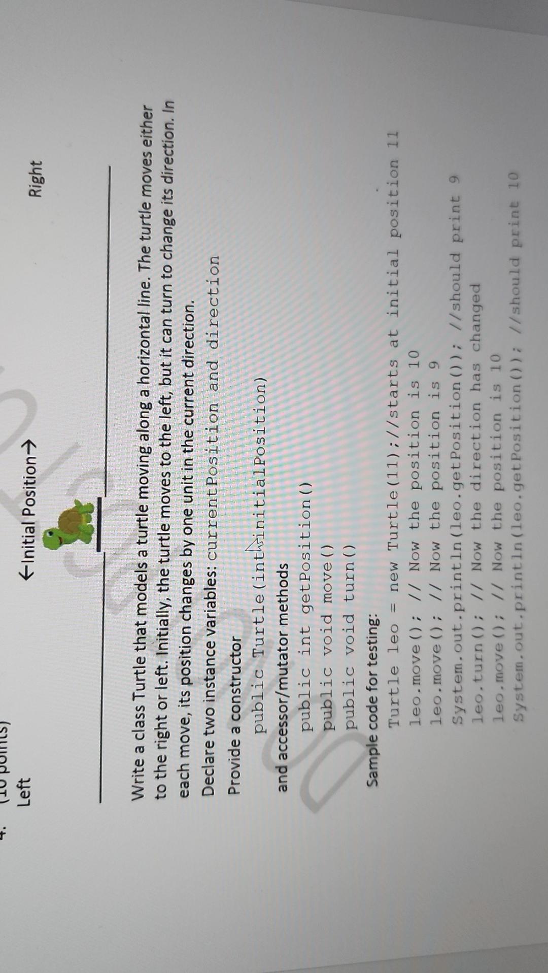 Solved 3. (10 points) Carefully read this as you write the | Chegg.com