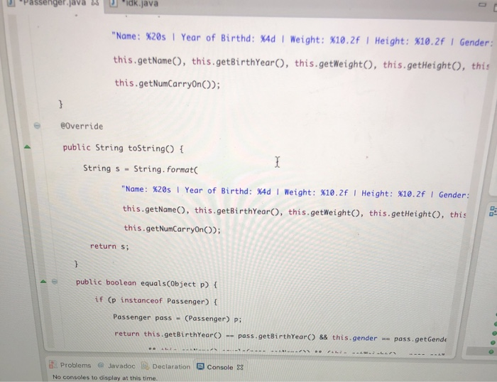 Solved Create a class to represent a Person object that | Chegg.com